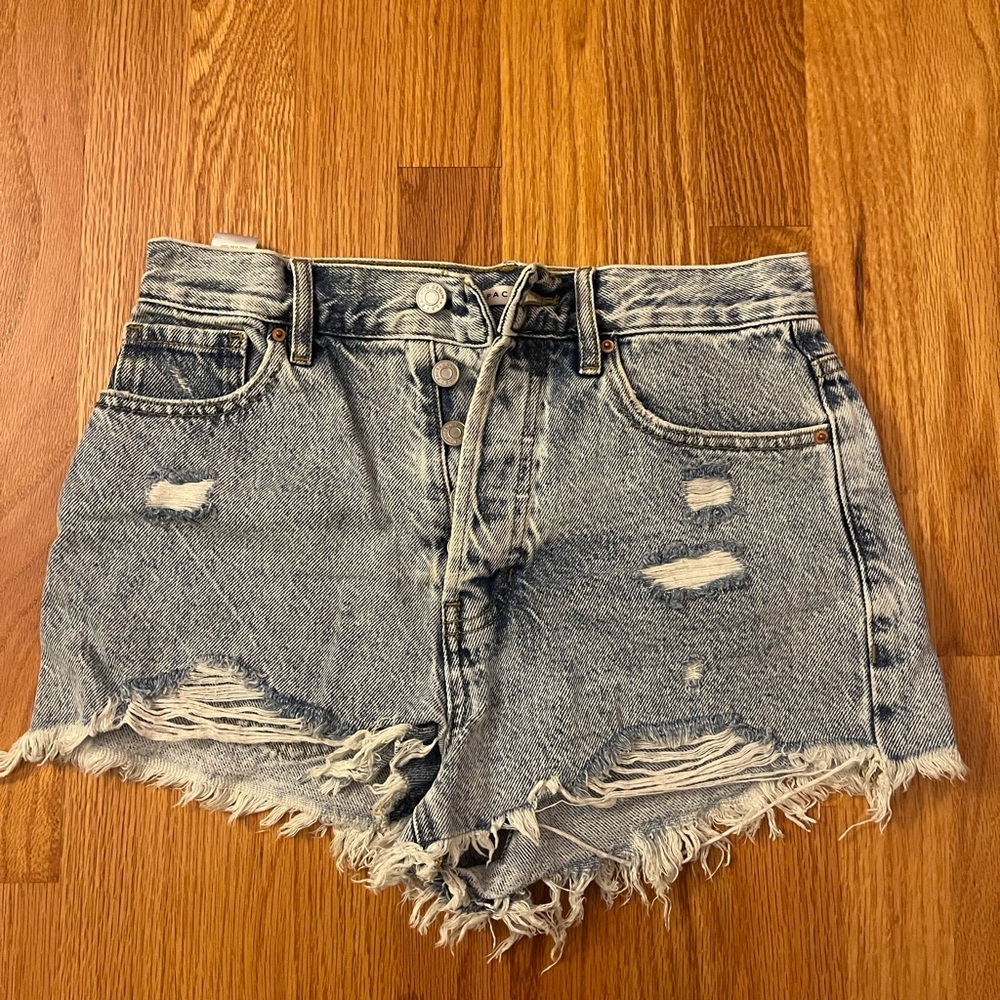 Pacsun Women’s Blue High-waisted Denim Shorts